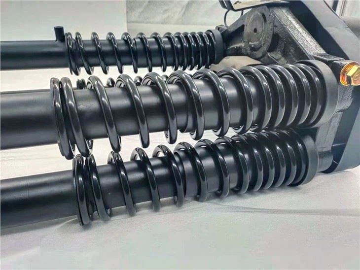 Hydraulic double spring shock absorber on sale